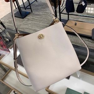 NWT Coach pebble leather Charlie bucket bag